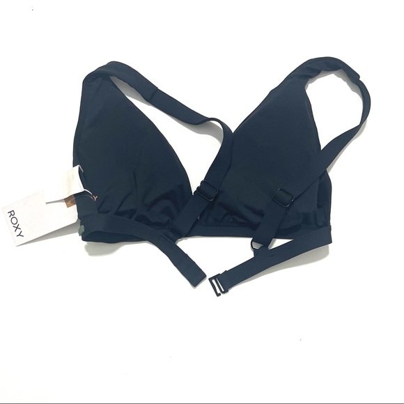 🖤 ROXY 🖤 Solid Softly Love Elong Triangle Bikini Top - Picture 7 of 10